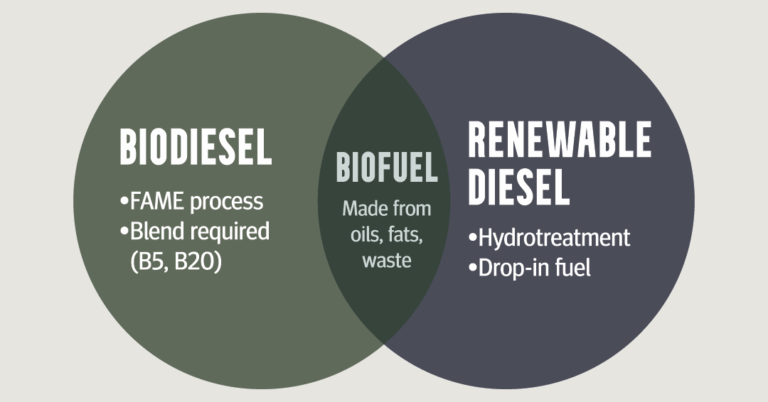 Renewable Diesel vs. Biodiesel: What's the Difference and Why It Matters Renewable Diesel vs. Biodiesel: What's the Difference and Why It Matters